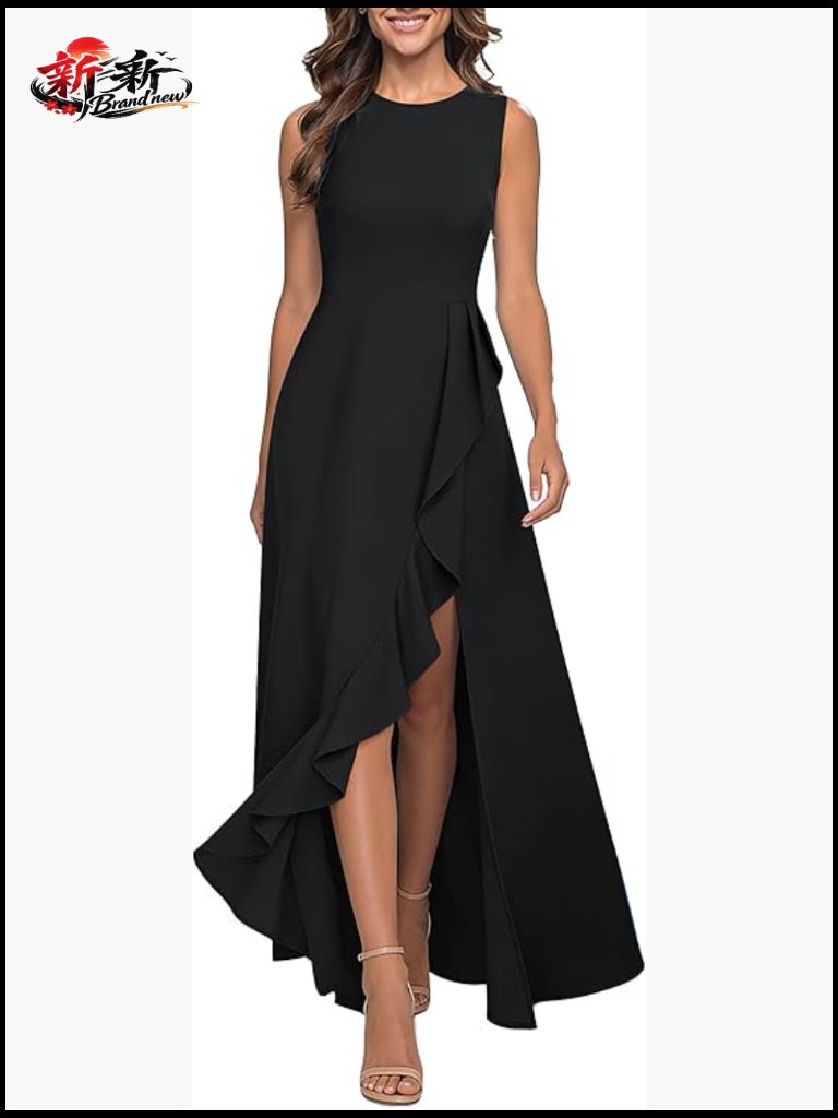 Sleeveless Mermaid Ruffle Formal Dress